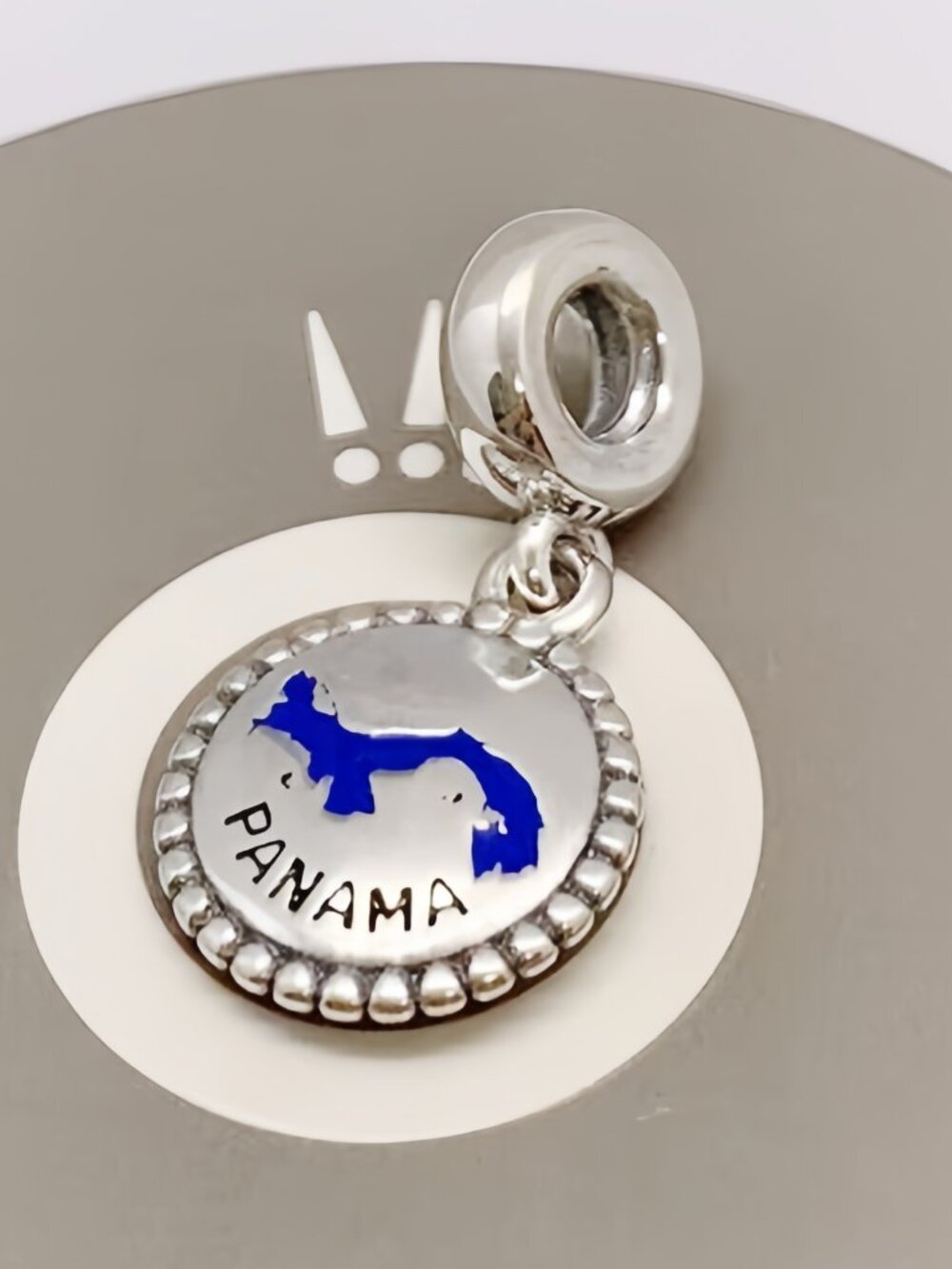 Pandora PANAMA Flag Exclusive Dangle Charm Pendant